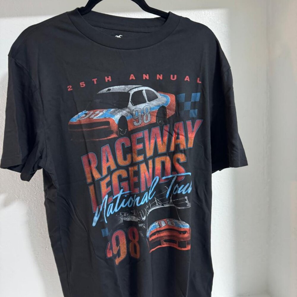 Hollister Relaxed Raceway Legends Graphic Tee